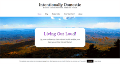 Desktop Screenshot of intentionallydomestic.com